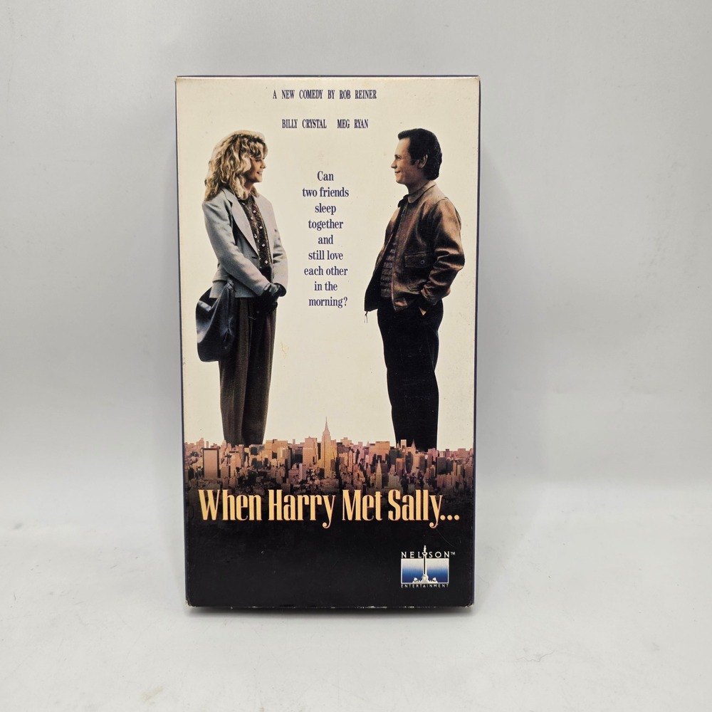 Nelson When Harry Met Sally VHS Movie Billy Crystal Meg Ryan RomCom 1989 Vintage